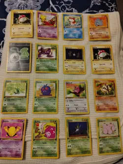 Pokemon TCG Lot Of 16 Cards 1st Edition Non Holo Team Rocket & Jungle - Image 1