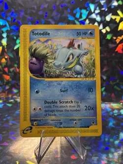Totodile 134/165 Reg. Expedition Base Set Pokemon Card LP - Image 1