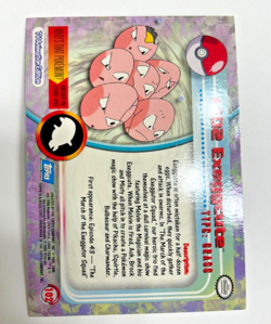 Topps Pokemon Series 2 Exeggcute #102 Foil Card - Blue Logo Variant - Image 2