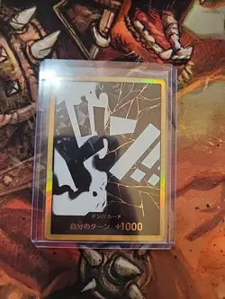 One Piece PRB-02 the Best Vol.2 Gold Frame DON!! Card Marshall D. Teach Japanes - Image 1