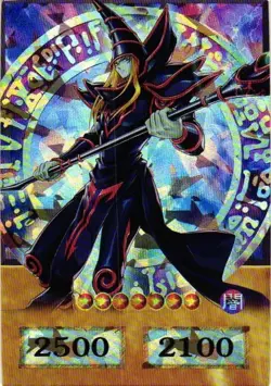 DARK MAGICIAN HOLO YuGiOh YU GI OH Custom Anime Collectible Card - Image 1