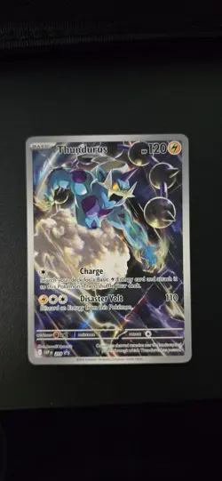Pokemon Thundurus TCG SVP209 Black Bolt ETB Promo Holo Card - Image 1