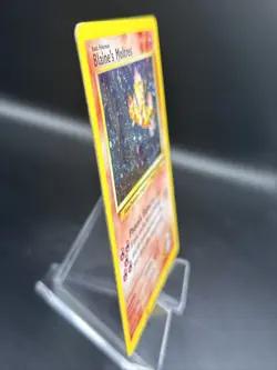 BLAINE’S MOLTRES - 2000 Pokemon TCG Gym Heroes 1/132 Holo Rare Card - LP/MP - Image 2