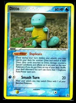 Pokemon TCG Ditto Delta Species 040/113 (squirtle) Uncommon Card NM - Image 1