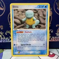 Pokemon TCG Ditto (Squirtle) EX Delta Species Card 64/113 NM - Image 1