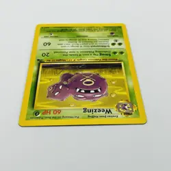Weezing 45/62 Uncommon Fossil Unlimited Pokemon TCG Card 1999 Vintage WOTC NM - Image 5