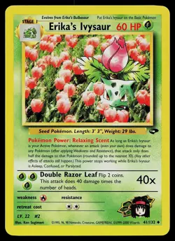 Pokemon Card - Erika's Ivysaur Gym Challenge 41/132 Uncommon - Image 1