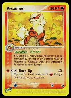 Pokemon Card - Arcanine Sandstorm 15/100 Rare - Image 1