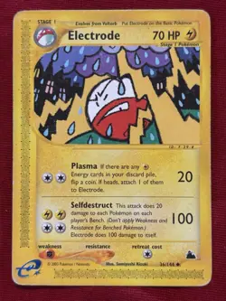Electrode - 36/144 - Uncommon - Skyridge - Pokemon Card - MP - Image 1