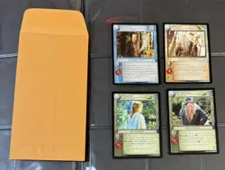 Lord Of The Rings LOTR TCG UNUSED Countdown Collection Binder + 4 Promo Cards OP - Image 1