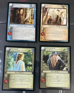 Lord Of The Rings LOTR TCG UNUSED Countdown Collection Binder + 4 Promo Cards OP - Image 2