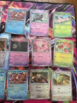 22 Card Pokemon Lot - Prismatic Evolutions Pokeballs/ Masterballs/ Trainers NM - Image 2
