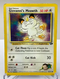 Sabrina's Psyduck Gym Challenge Pokemon Card WOTC 4 Card Lot - Heavily Played - Image 4