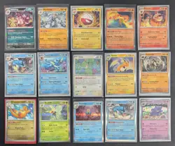 Pokemon Scarlet Violet 151 150 Card Lot of Near Mint Condition Holo and Rev Holo - Image 1