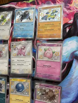 12 FRESH PULLED Shiny Rare Pokemon Cards - Paldean Fates NM - Image 2
