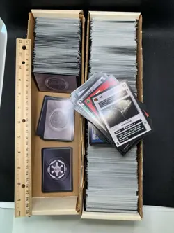Vintage Star Wars 95-97 CCG Decipher Lot Card Game Collection Black White Border - Image 2
