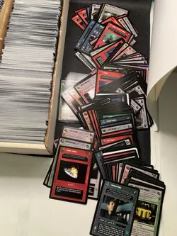 Vintage Star Wars 95-97 CCG Decipher Lot Card Game Collection Black White Border - Image 3