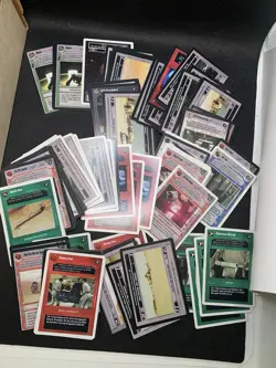 Vintage Star Wars 95-97 CCG Decipher Lot Card Game Collection Black White Border - Image 5