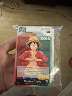 One Piece Card Game Monkey D. Luffy Demo Deck English Edition Pre-errata Leader - Image 1