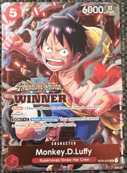 Monkey.D.Luffy (Winner Pack Vol. 5) ST01-012 One Piece Promotion Cards Foil - Image 1