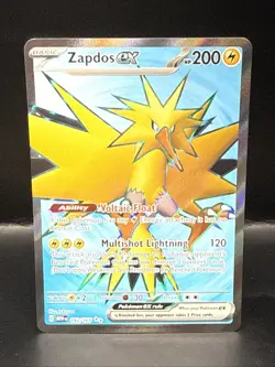 Pokemon Card - Zapdos ex Scarlet & Violet 151 192/165 Ultra Rare Full Art Holo - Image 2
