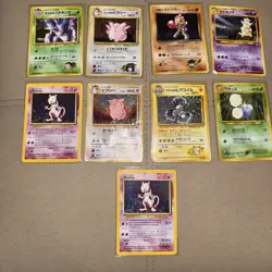 Pokemon Japanese Foreign language Holo Lot 9 Cards Vintage WOTC - Image 1