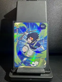 Sasuke Uchiha NRSA01-SSR-023L3 Naruto Kayou Card (ENGLISH) - Image 1