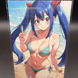 Wendy Marvell Anime Waifu Card Doujin ACG Goddess Holo - Image 1
