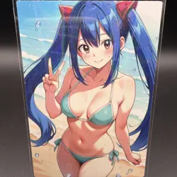 Wendy Marvell Anime Waifu Card Doujin ACG Goddess Holo - Image 2