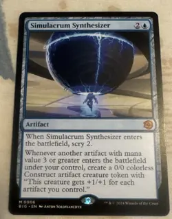 MTG - Simulacrum Synthesizer - Normal - OTJ: The Big Score - Near Mint - Image 1
