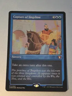 Capture of Jingzhou (Foil Etched) Commander Masters Foil - Image 1