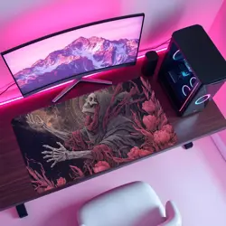 Undead Necromancer Skeleton Zombie Dark Fantasy Horror MTG Playmat - Image 4