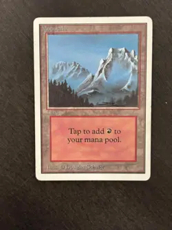 Mountain - # 298 MP/LP (Magic the Gathering Unlimited Edition) - Image 1