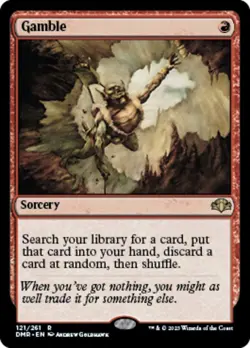 Gamble [Dominaria Remastered] Magic MTG - Image 1