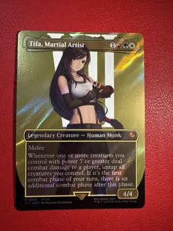 Magic the Gathering - Final Fantasy - Tifa, Martial Artist Surge Foil - DENTED - Image 1