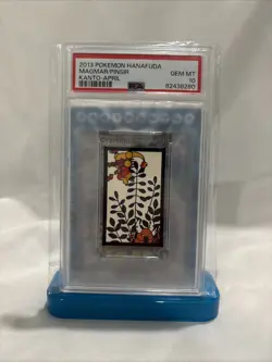 PSA 10 Pokemon Hanafuda Magmar Pinsir Kanto April 2013 Gem Mint - Image 1