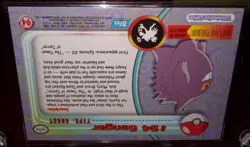 2000 Topps Pokemon TV Animation Edition Series 2 Foil #94 Gengar - Image 3