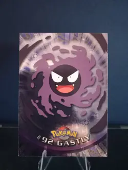 Pokemon 2000 Topps Series 2 Blue Logo Gastly #92 Foil - Image 1