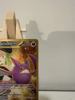 Team Rocket's Crobat ex 242/182 Gold Destined Rivals Hyper Rare Pokemon NM - Image 4