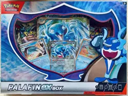 POKEMON TCG PALAFIN EX COLLECTION BOX W/ 4 BOOSTER PACKS ~ NEW FACTORY SEALED - Image 1