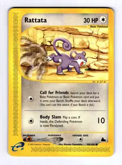 Rattata Skyridge #090 (2003) Common MP Pokemon - Image 1