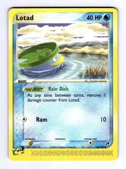 Lotad - 66/100 Sandstorm #66 (2003) Common NM Pokemon - Image 1