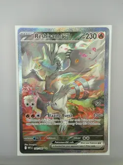 Reshiram EX 166/086 - Pokemon TCG - NM Foil - White Flare - Special Illustration - Image 1