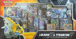 Pokemon Heavy Hitters Premium Collection Sealed Box Lucario V & Tyrantirar V - Image 1