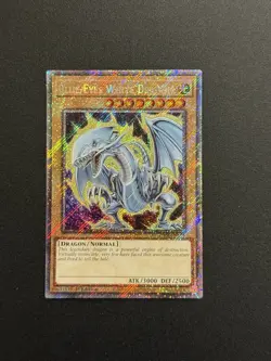 2025 YUGIOH RA04 PLATINUM RARE BLUE EYES WHITE DRAGON NM ?? - Image 1
