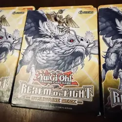 X3 SEALED Yu-Gi-Oh REALM OF LIGHT STRUCTURE DECK - Image 1