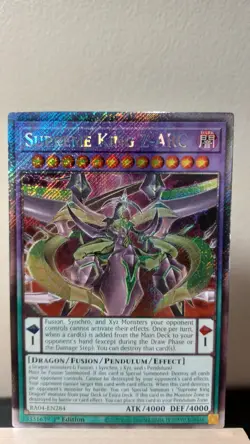 Supreme King Z-ARC 1st Edition [NM] - Yu-Gi-Oh! RA04 [Platinum Secret Rare] - Image 1
