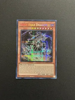 2024 YUGIOH MP24 SECRET RARE DARK HOLE DRAGON NM - Image 1