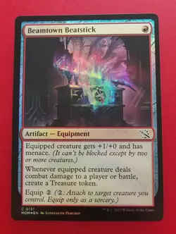 1x Beamtown Beatstick | FOIL | March of the Machine | MTG Magic Cards - Image 1