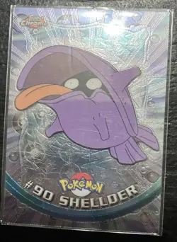 Shellder Topps Chrome #90 Pokemon Card Light Play LP - Image 1